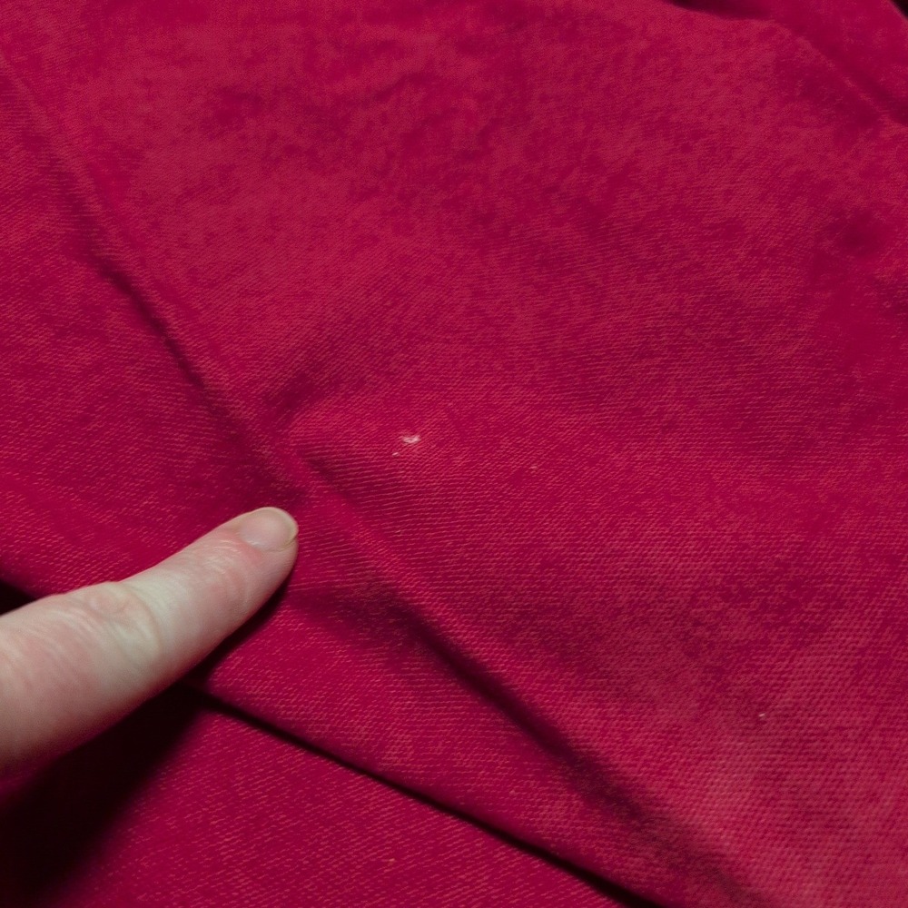 Vintage 70s Frostproof Red Chamois Long Sleeve Work Shirt Mens M Red Workwear - Picture 7 of 9